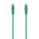 AISENS Cable de Red Latiguillo RJ45 LSZH Cat.6A 500 Mhz UTP AWG24, Verde, 2.0M